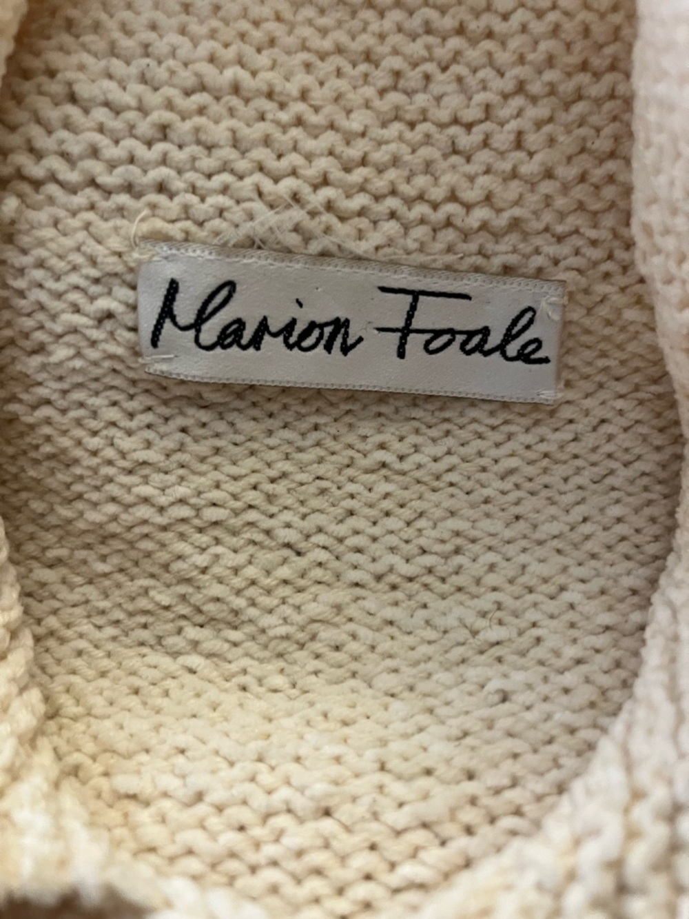 Cream Knit Women's Sweater